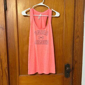 Under Armour Heat Gear Racerback Tank - Orange